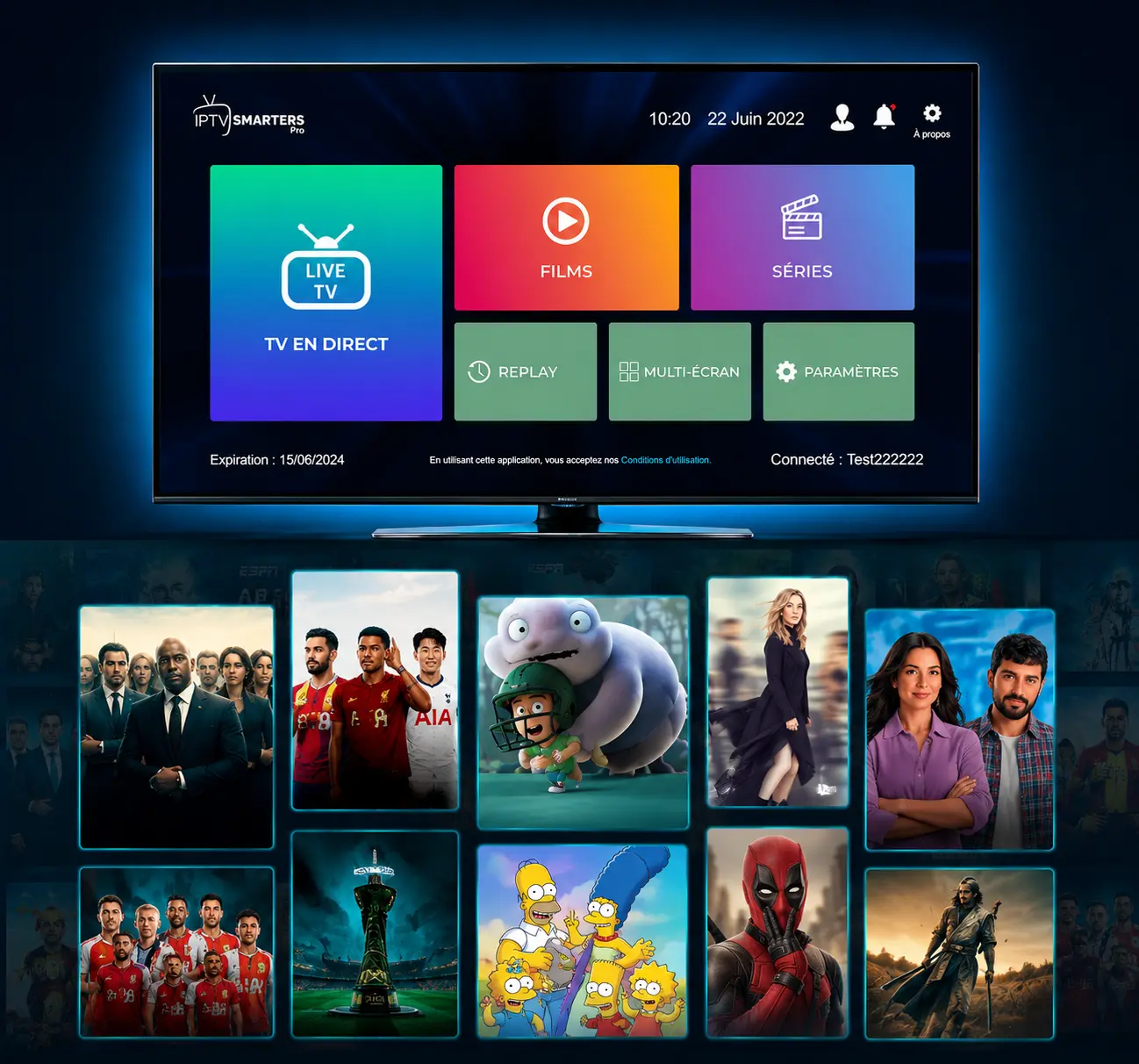 IPTV Smarters Pro sur Smart TV, tablette et smartphone